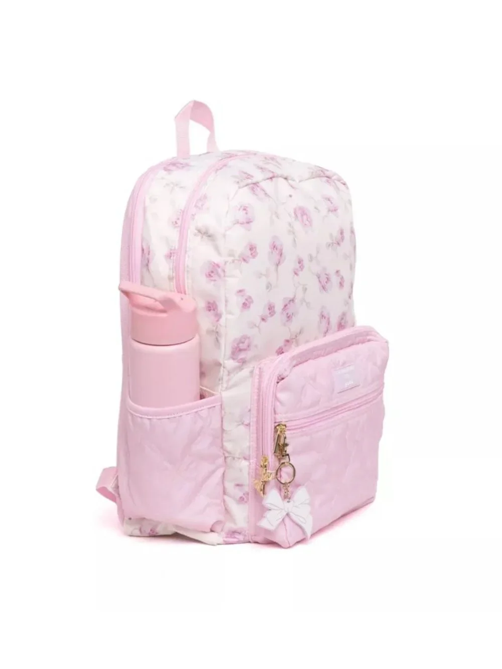 LoveShackFancy x Target - Yoobi Backpack - Everlasting Ribbon Rosa Sterling Dusk